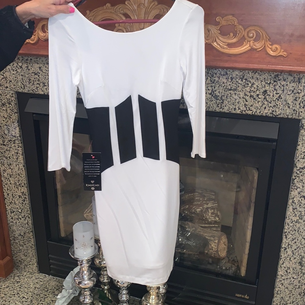 Women’s Bebe Dress, Size XS. Tags on , never worn!